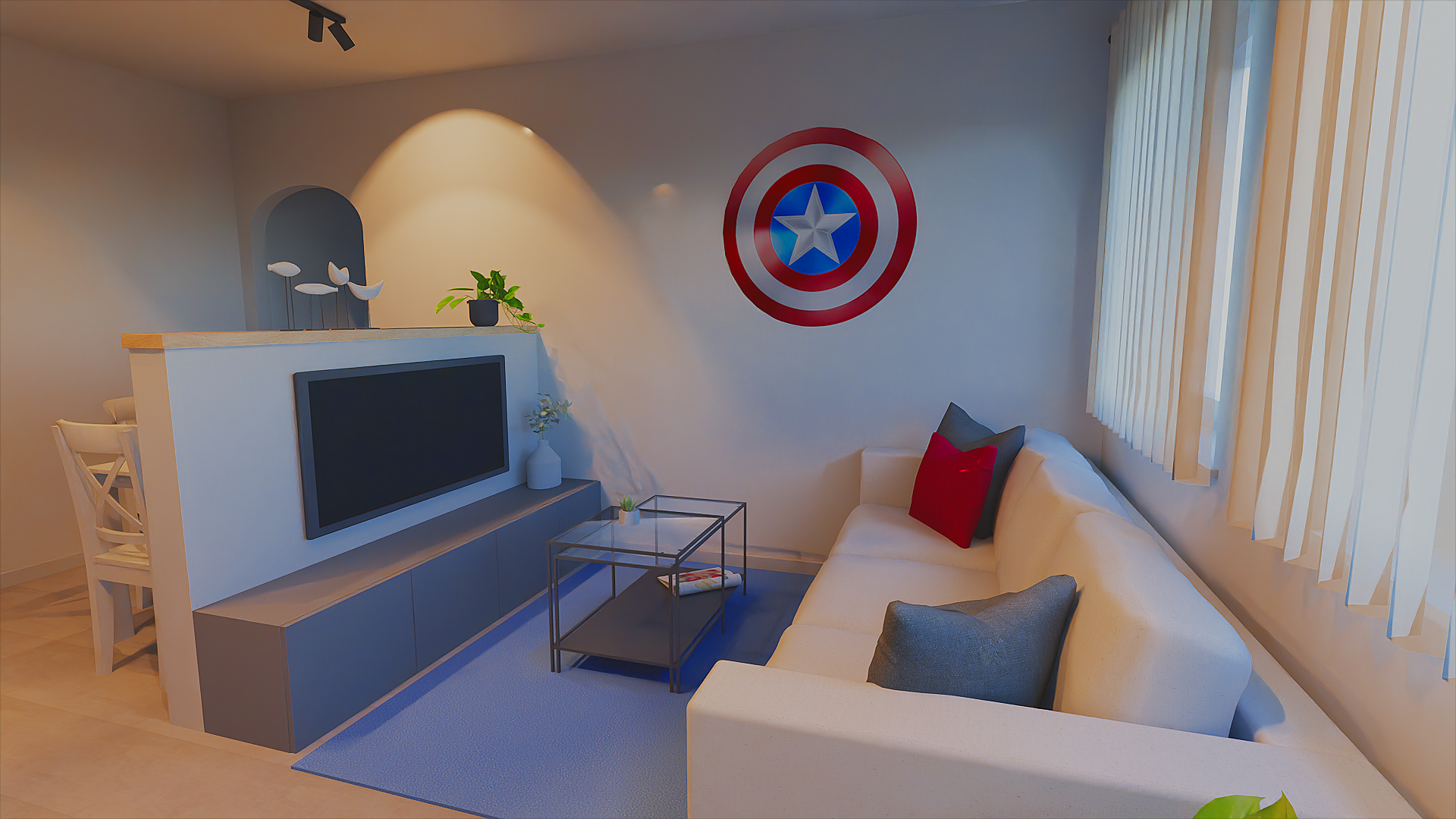 Nemesvámos - lakás nappali