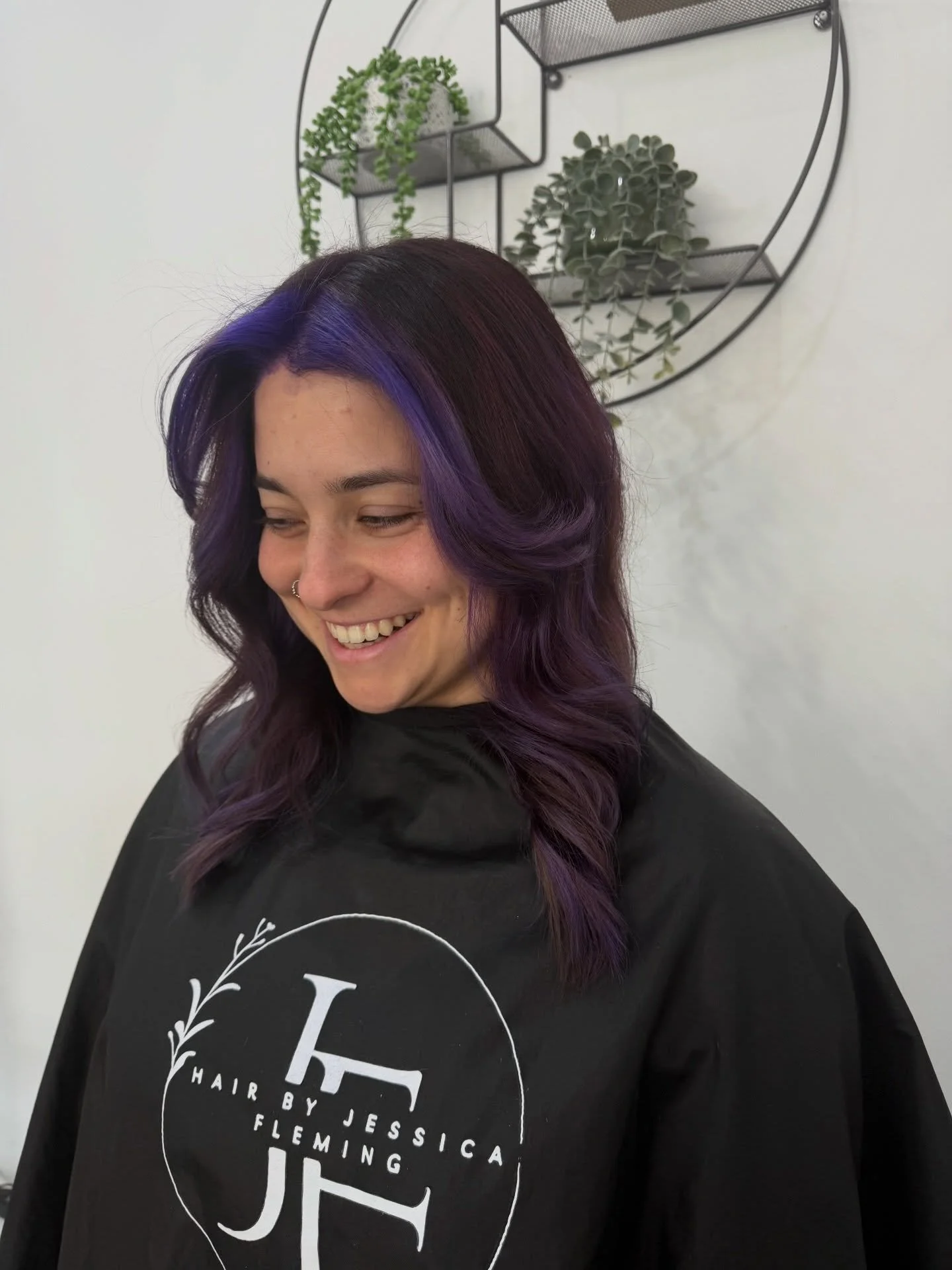 Purple waves with a pop of lavender 💜
&bull;
#edinburgh #edinburghhairdresser #vividhaircolor #manicpanicnyc #manicpanicyes