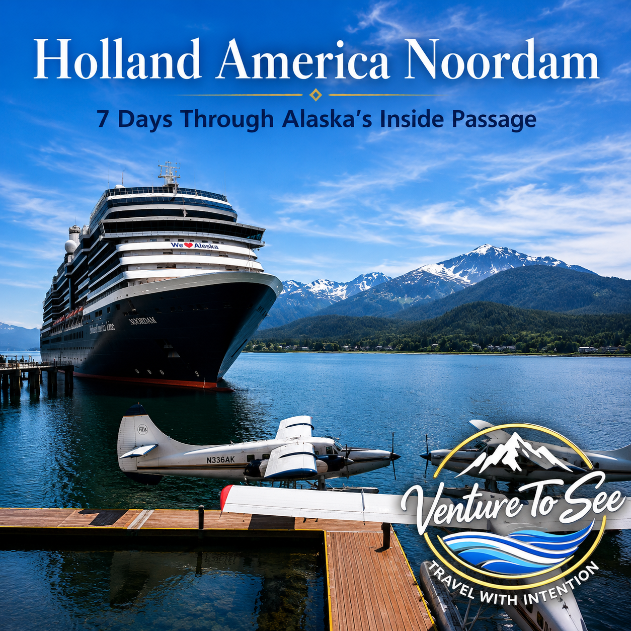 7 Days Through Alaska's Inside Passage Aboard Holland America's Noordam