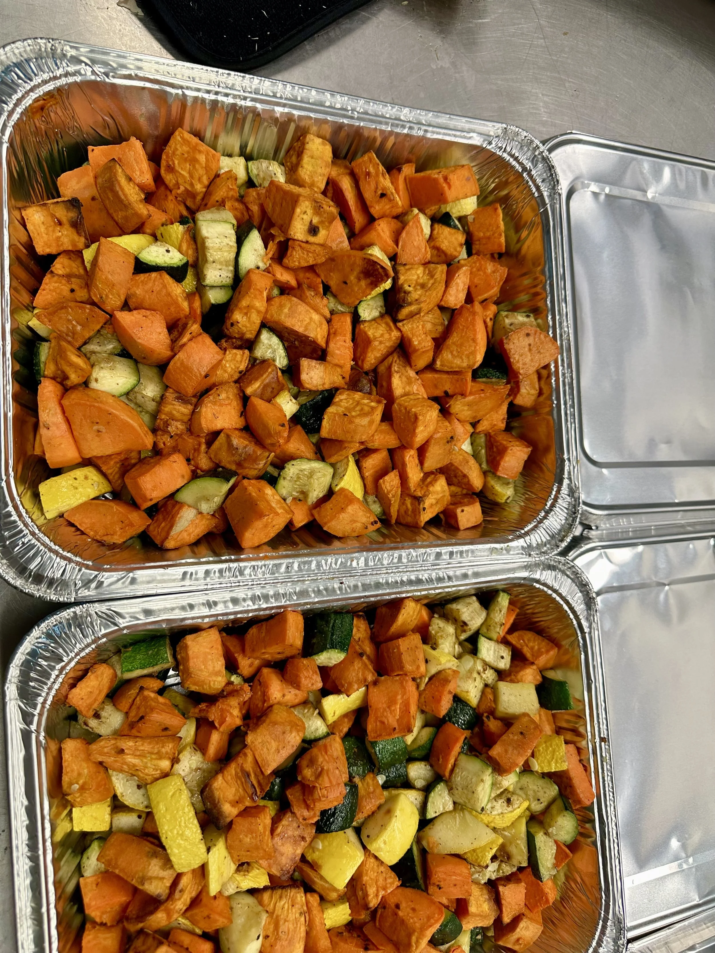 Roasted Carrots & Grilled Zucchini Half Tray