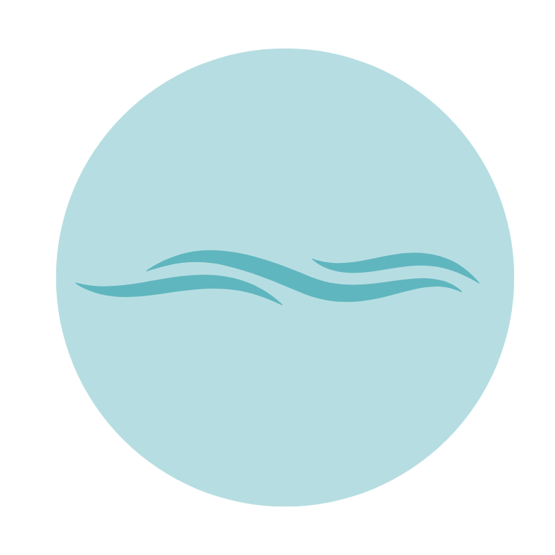 Wave icon symbolizing clarity, care, and consistency in Tech & Pool Services' core values.