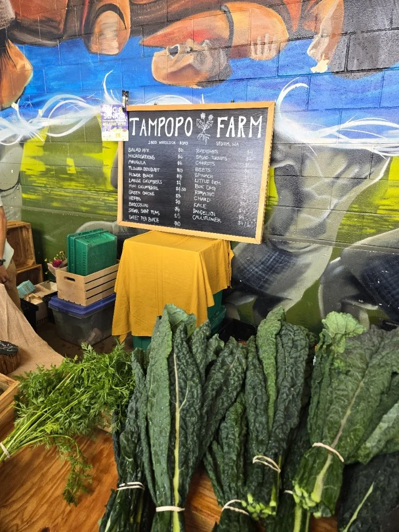 Farmer vendor at farmers market