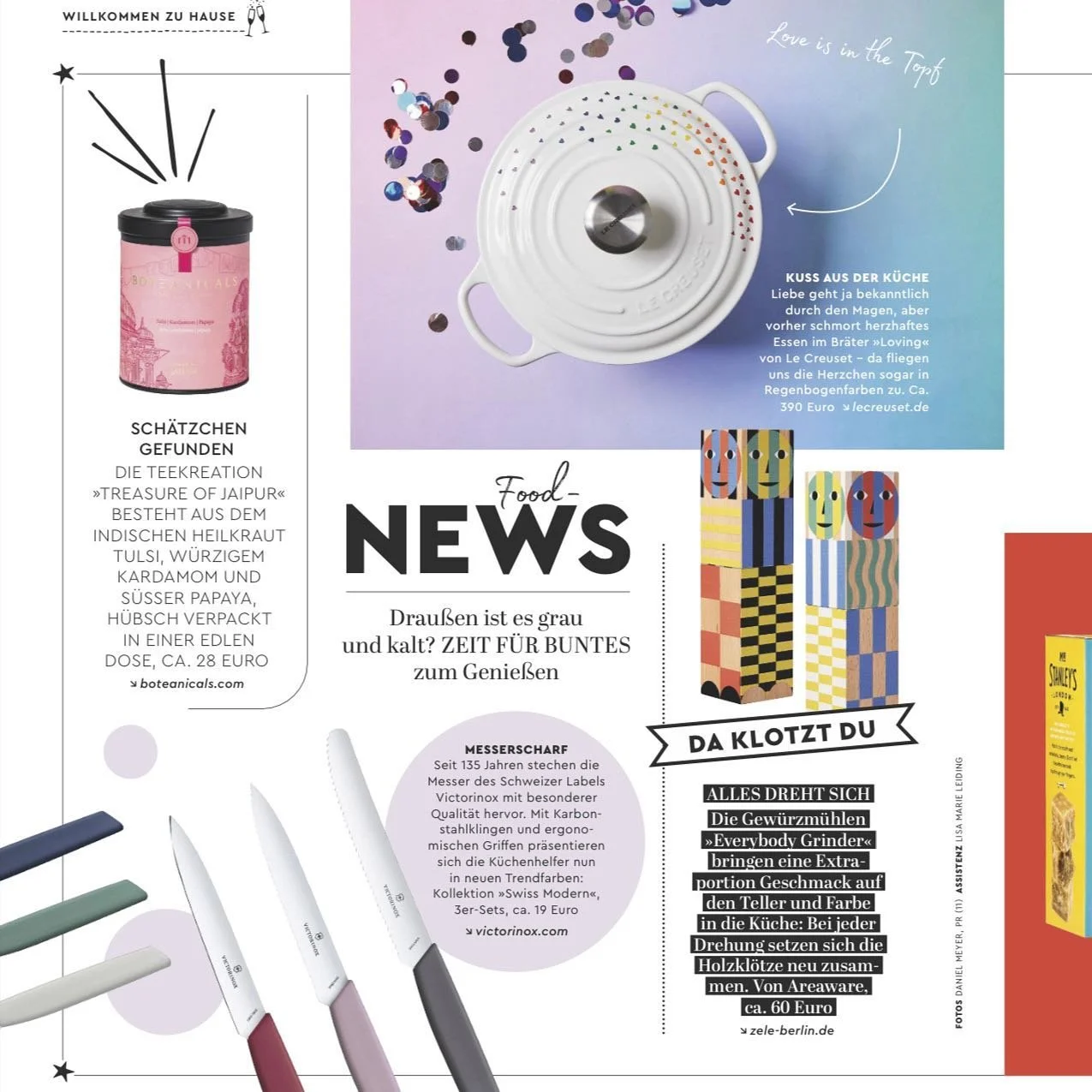 Have a look at this! 🤗 You can find us in the next magazine "GUIDO" with great product collages and our Everybody Grinders🧂🖤

#zeleberlin #onlineconceptstore #conceptstore #design #interior #interiordesign #interioraccessories #berlin #i