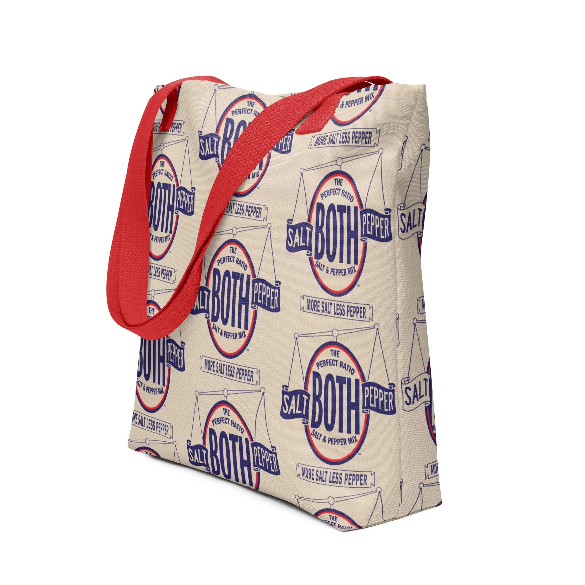 BOTH Patterned Two Sided Tote bag