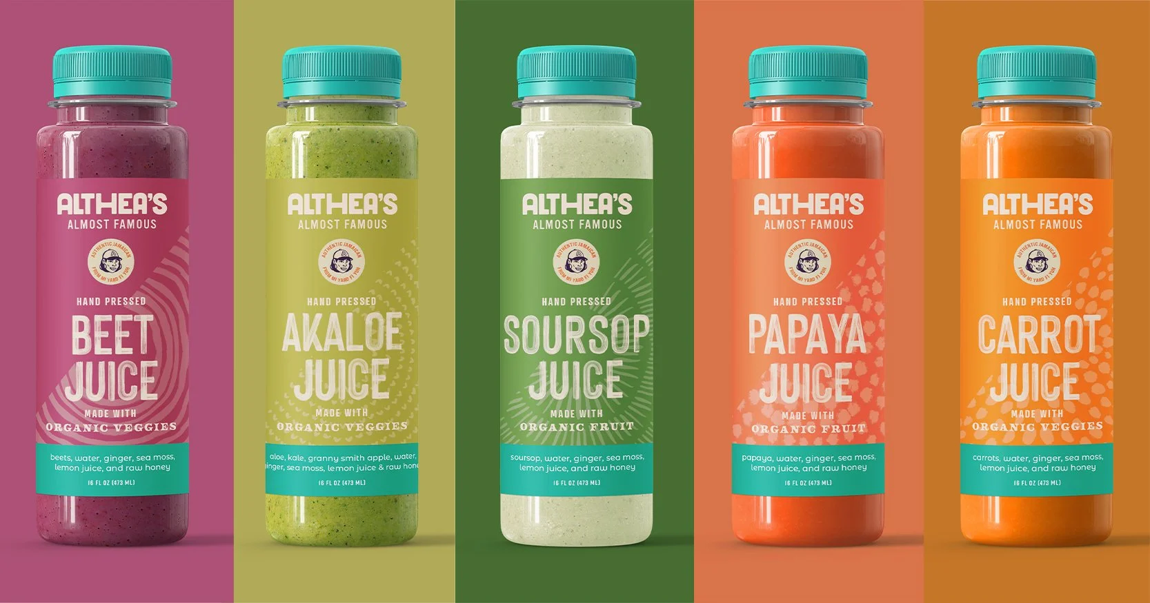 Althea's Almost Famous Cold-Pressed Juice development and Launch