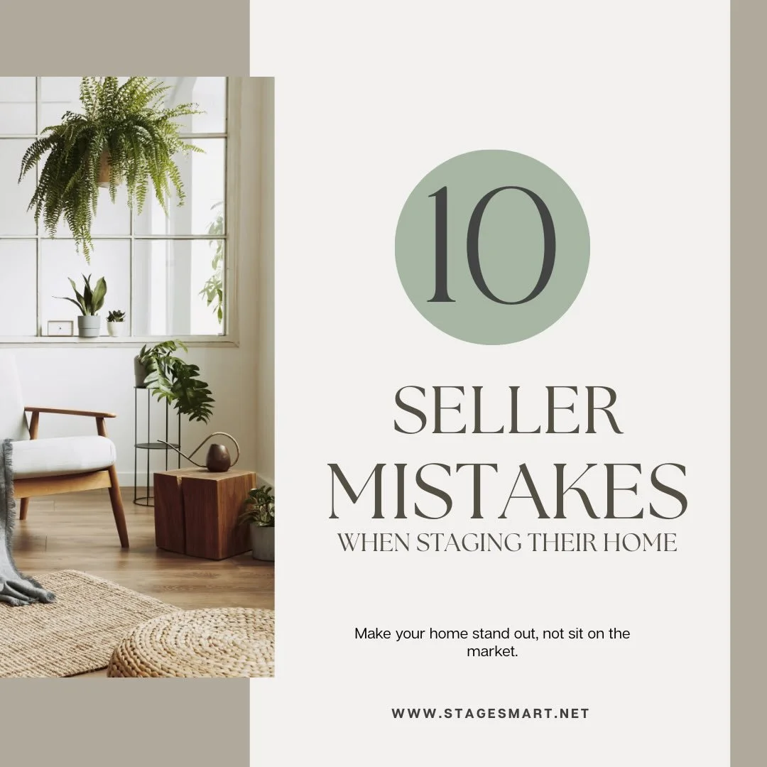 ✨ As agents, we all know staging can make or break a first impression, but sellers don&rsquo;t always realize how much the details matter. 

This carousel breaks down the top staging mistakes we see all the time: from cluttered storage and poor light