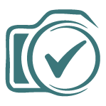 Icon of documents with a checkmark