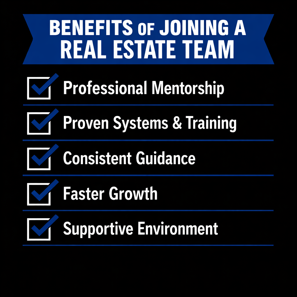 What Are the Benefits of Joining a Real Estate Team?