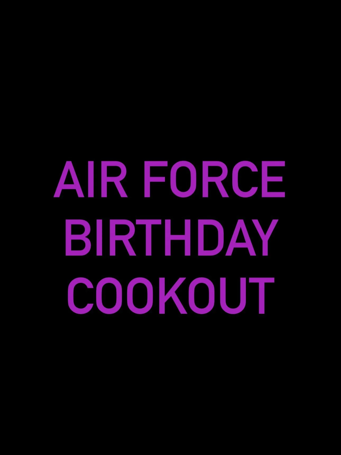 2024 Air Force ROTC - Detachment 600 Air Force Birthday/Morale Cookout Video