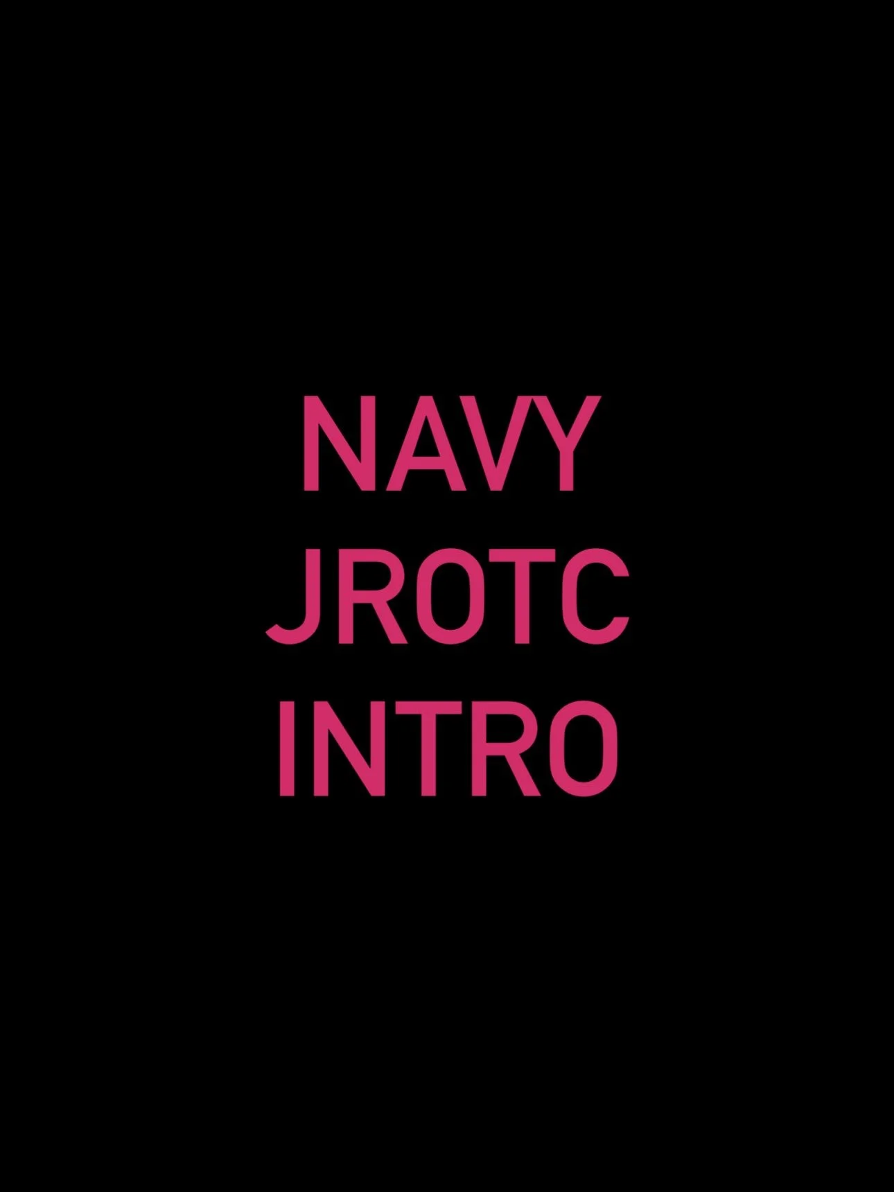 2021 Providence High School - Navy JROTC Intro/Recruitment Video