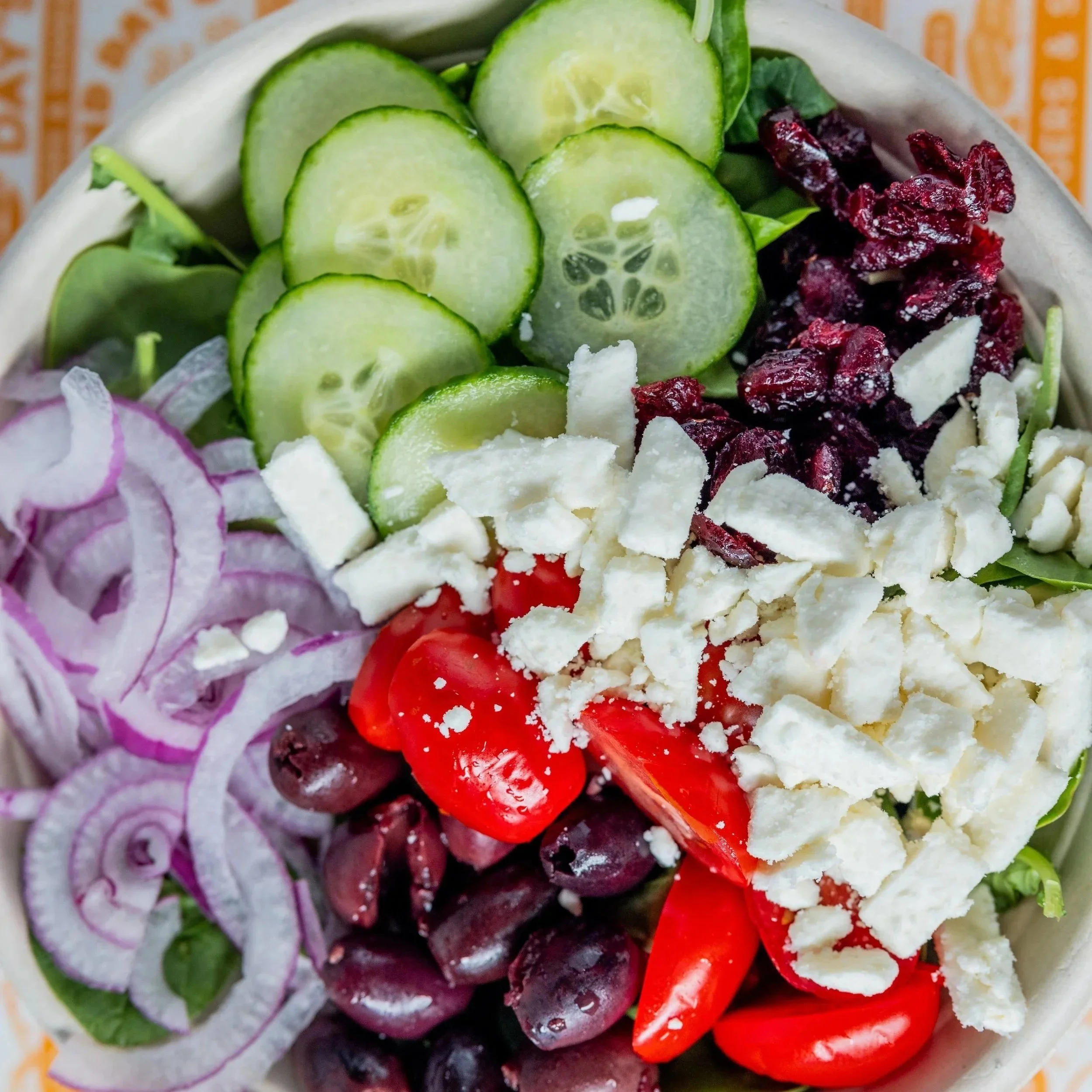 Cranberry Greek Salad