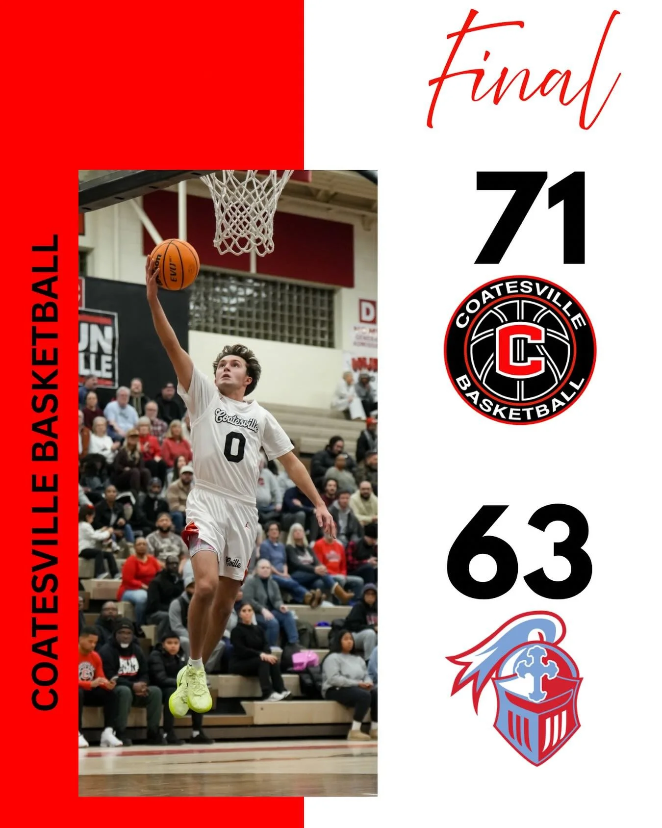 Coatesville takes down defending state champs @fjhoops in the @dianemoscoshootout