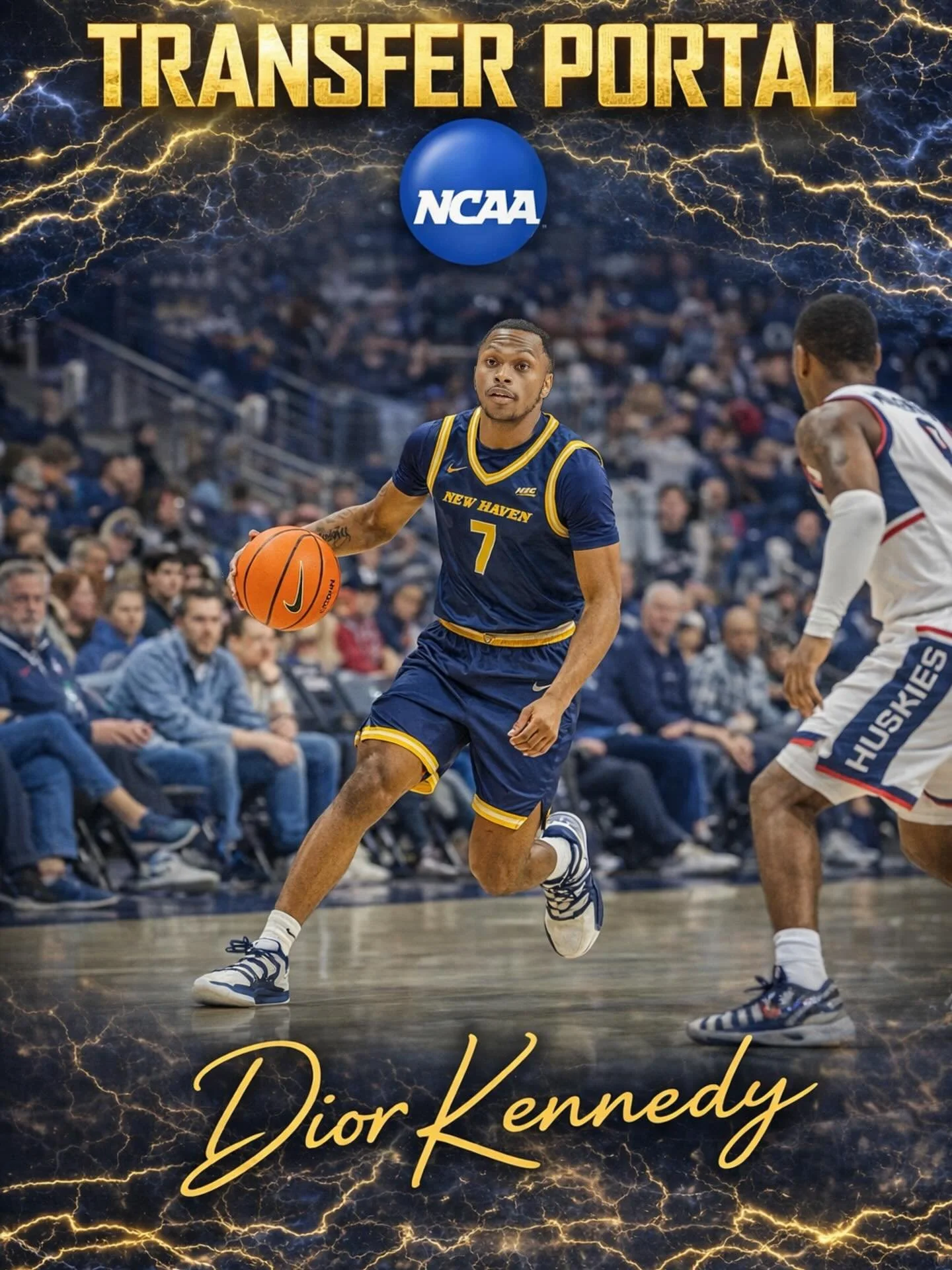 Former Coatesville basketball standout @diorkennedy has officially entered the transfer portal. He recently finished his freshman season at D1 New Haven University. A talented guard with strong upside and potential. He&rsquo;s available with 4 years 