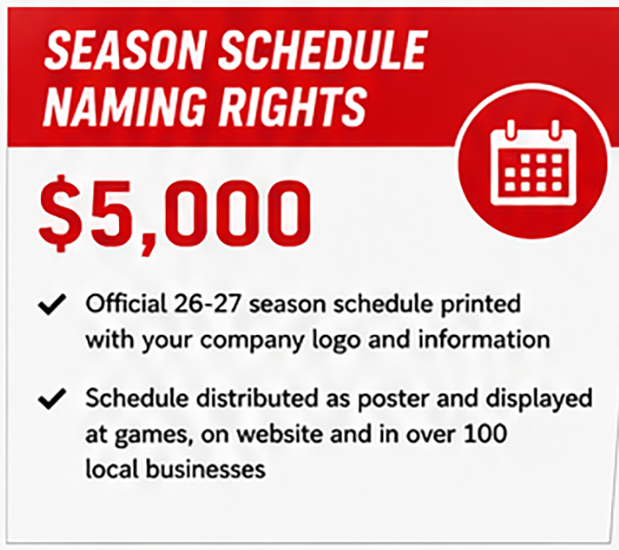 Season Schedule Naming Rights