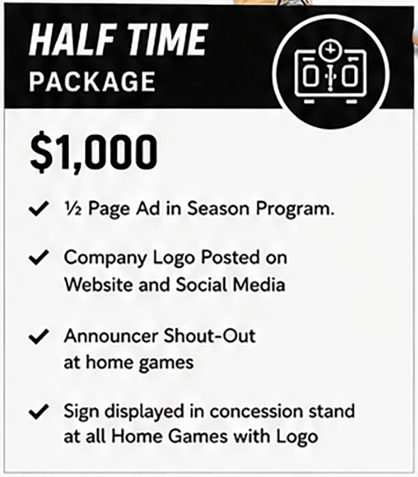 Half Time Package