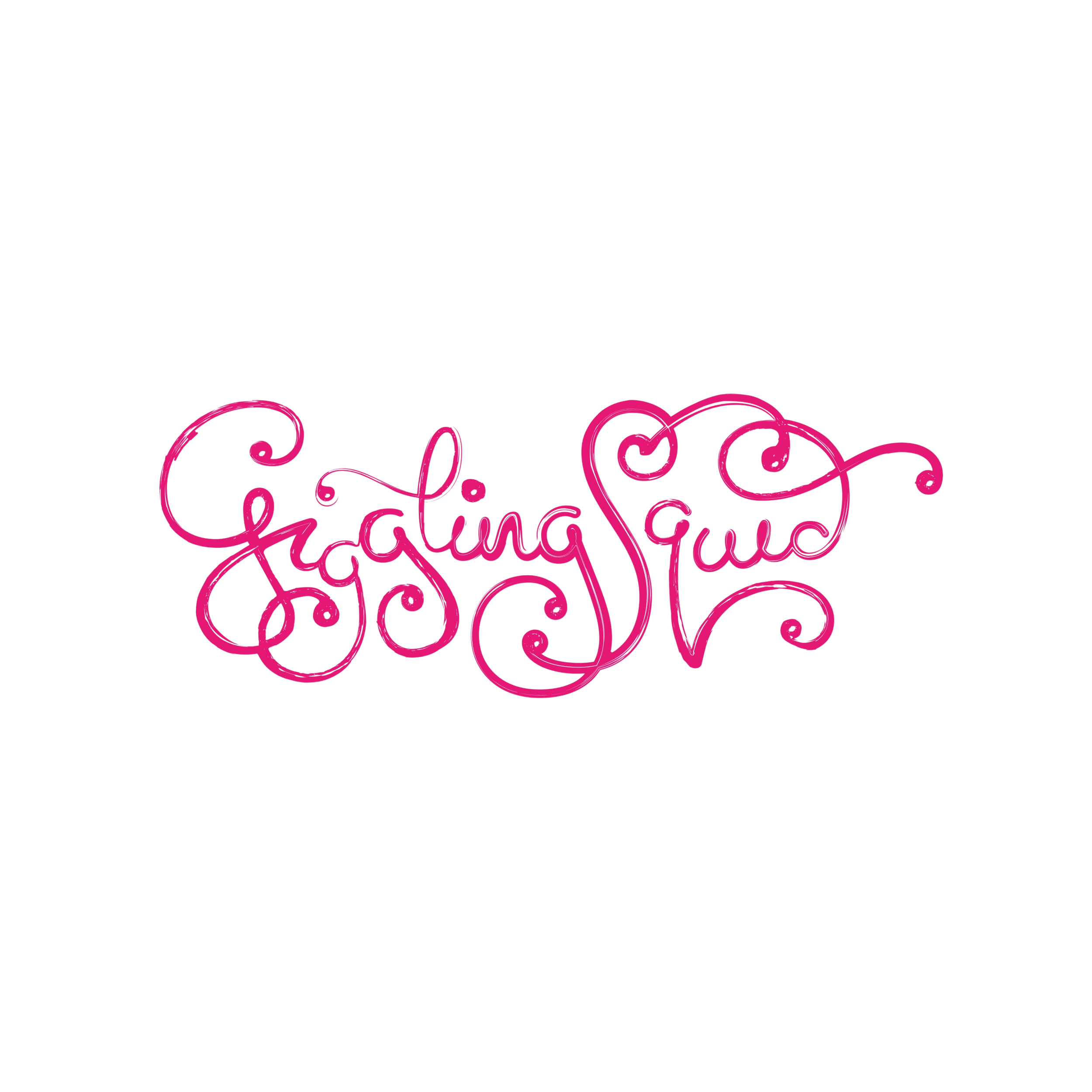 Pink neon sign that says 'Fighting Gurl' on a black background.