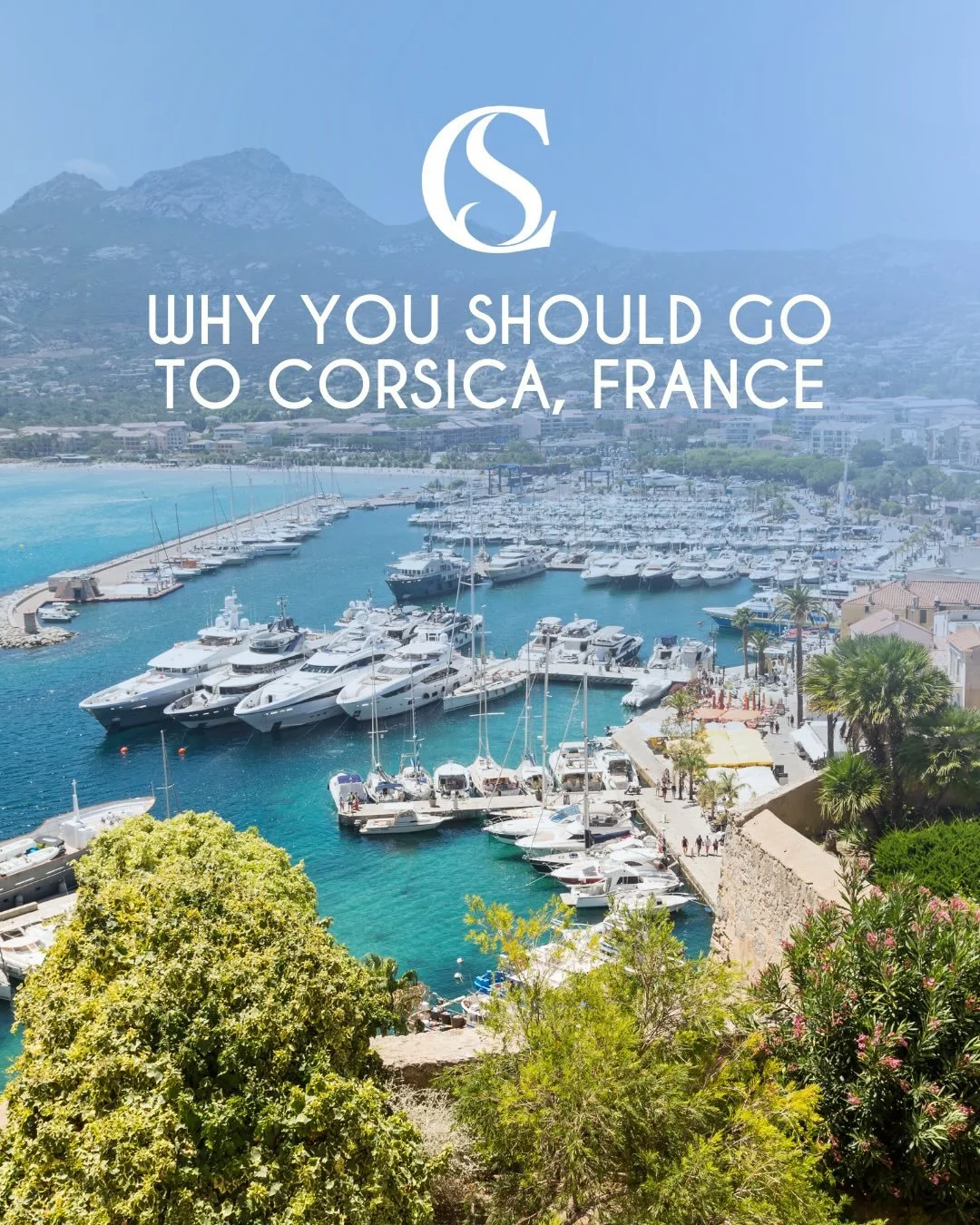 Corsica is one of the best-kept secrets of the Mediterranean (until right now, oops!). The rugged coastlines, beautiful beaches, and charming towns make it impossible not to fall in love with it! ✨