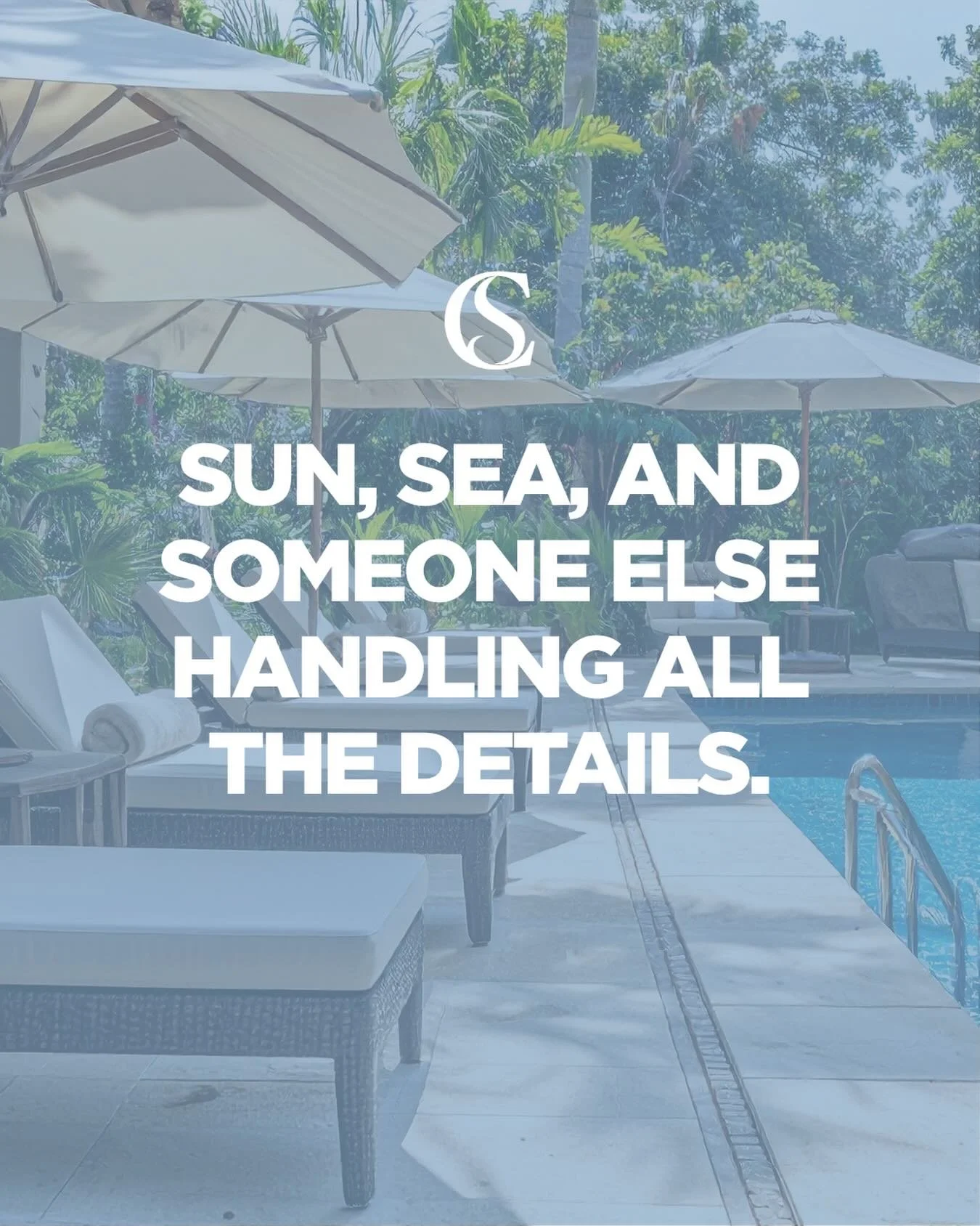 Details, schmetails. Leave that to us! DM us to inquire about your next trip today.