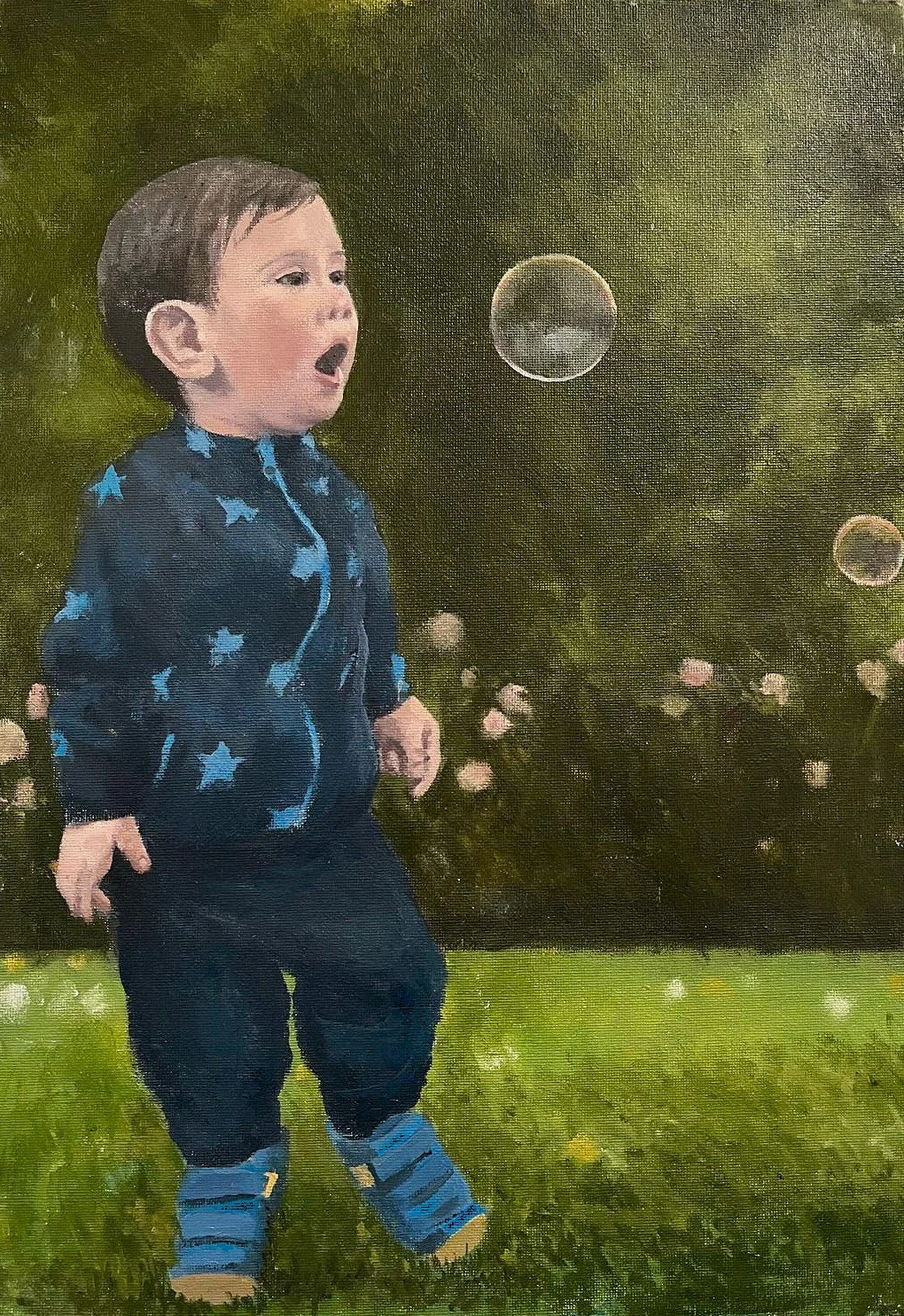 Bursting bubbles, 2025
30x40cm, Sold
