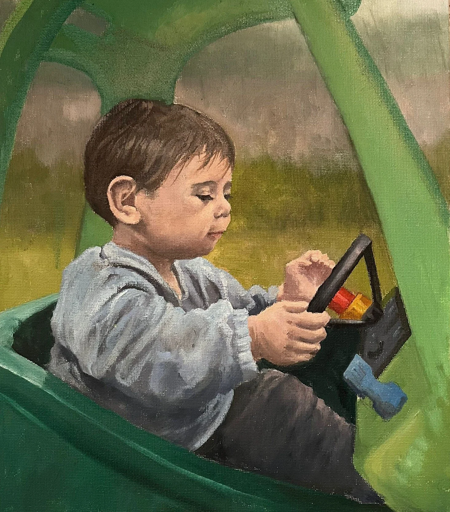 Driving Lessons (2025) 30x40cm, Private Collection