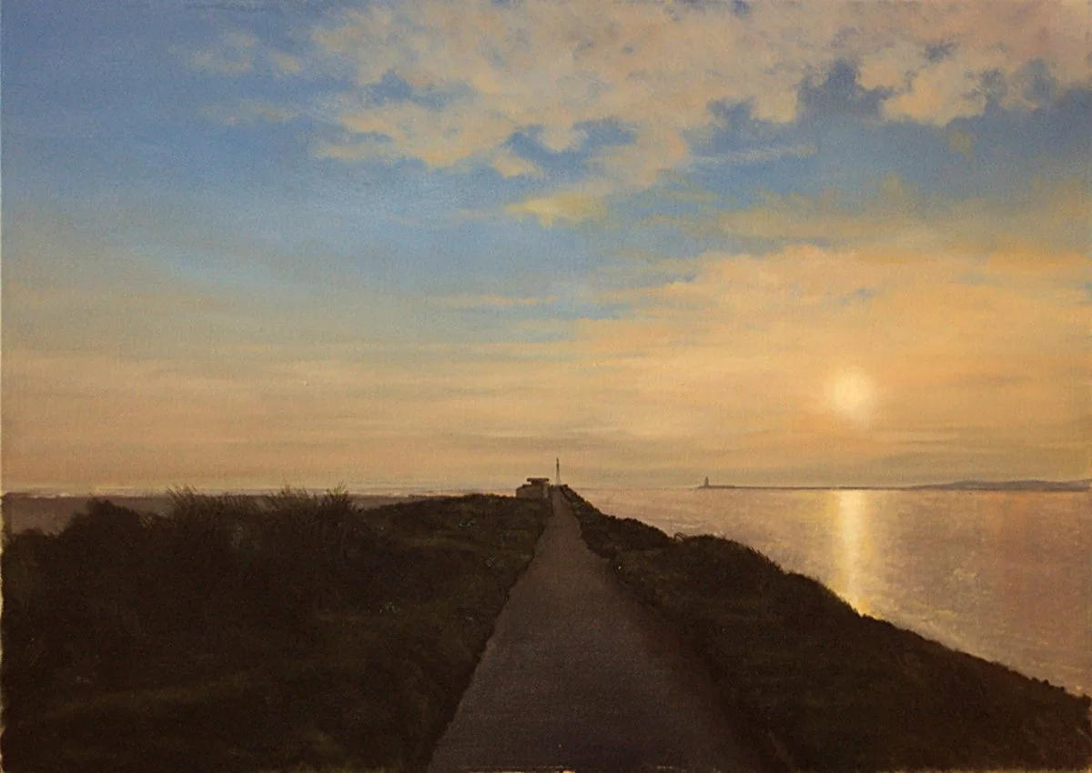 Sunrise at the statue (2011)
50x60cm (Sold)