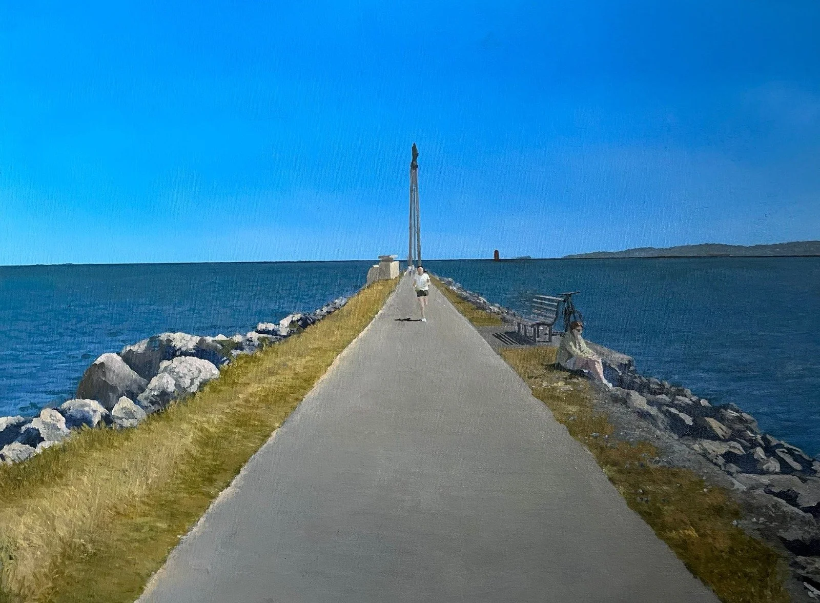 Down to the statue (2025)
40x50cm Available