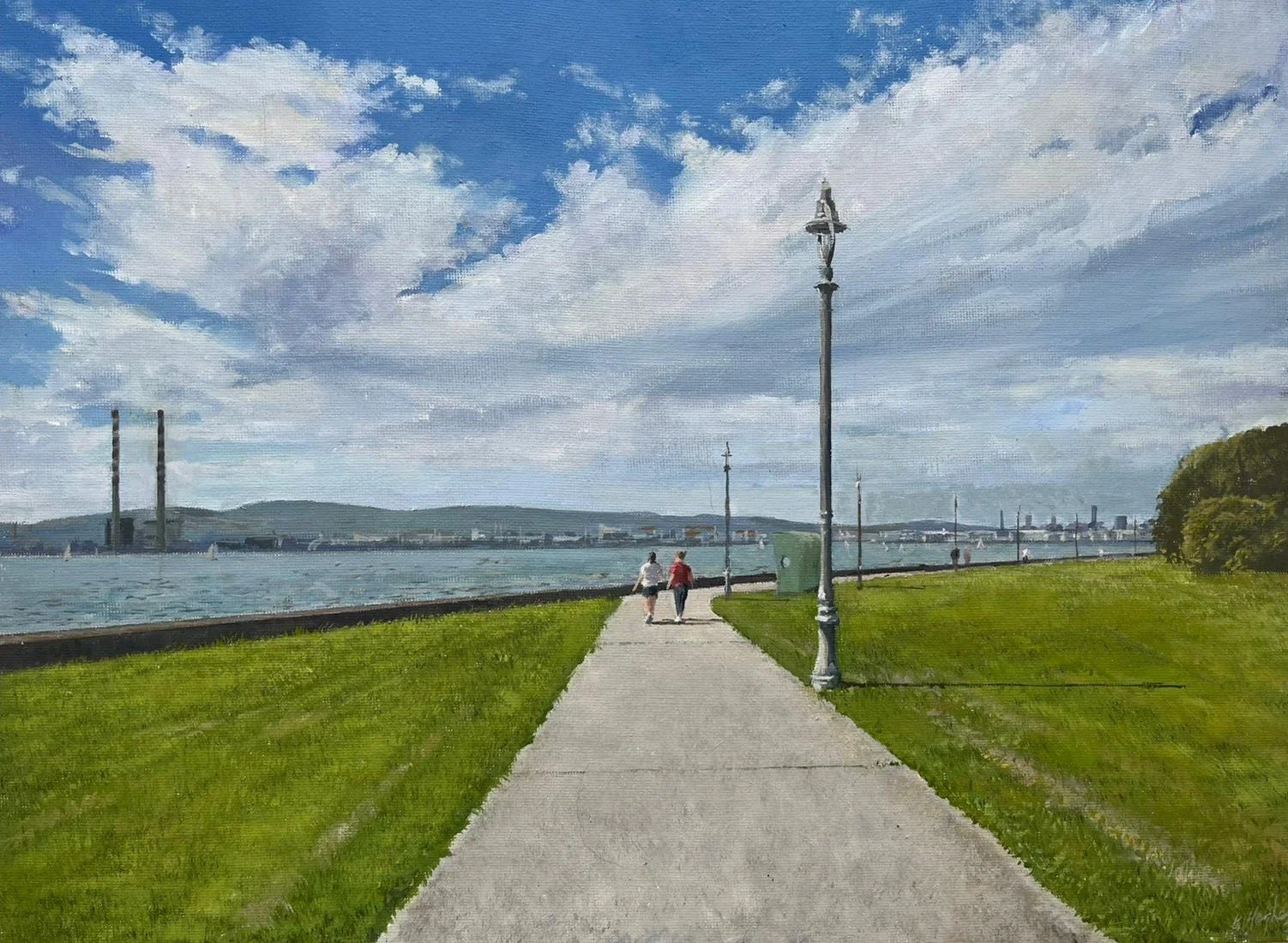 Seafront Stroll (2026), 30x540cm Available