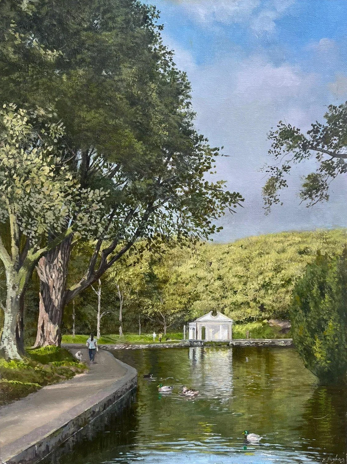 The duck pond (2026), 30x40cm Available