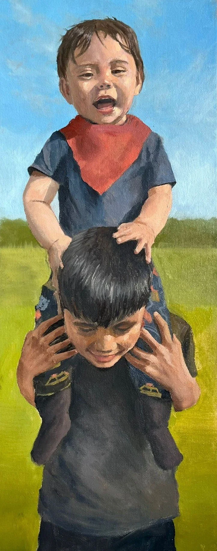 Brothers (2026) 20x50cm, Private Collection 
