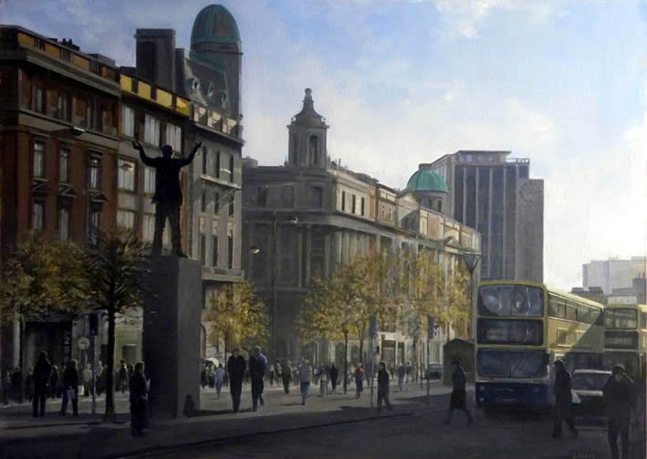 Summer evening O Connell st (2013)
50x70cm Available
