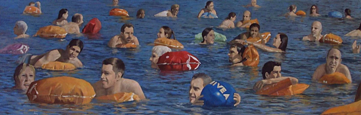 Rhine swimmers 2014
40x80cm Sold