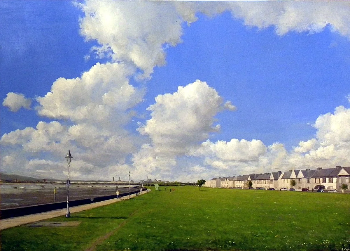Clouds over the seafront (2012)
50x60cm (Sold)