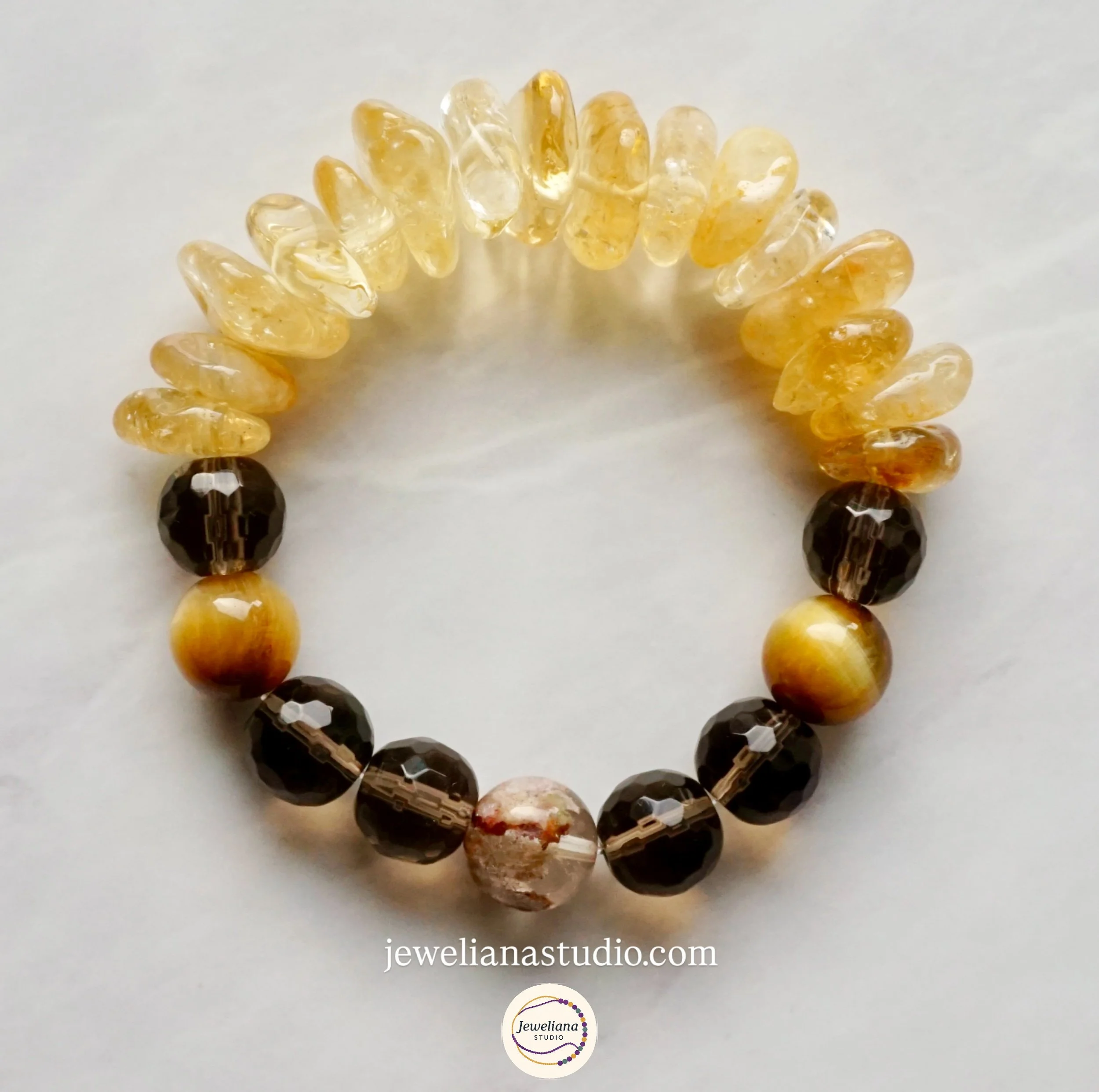 Winter Ginkgo Warmth Bracelet | Inspired by December Yellow Ginkgo Leaves