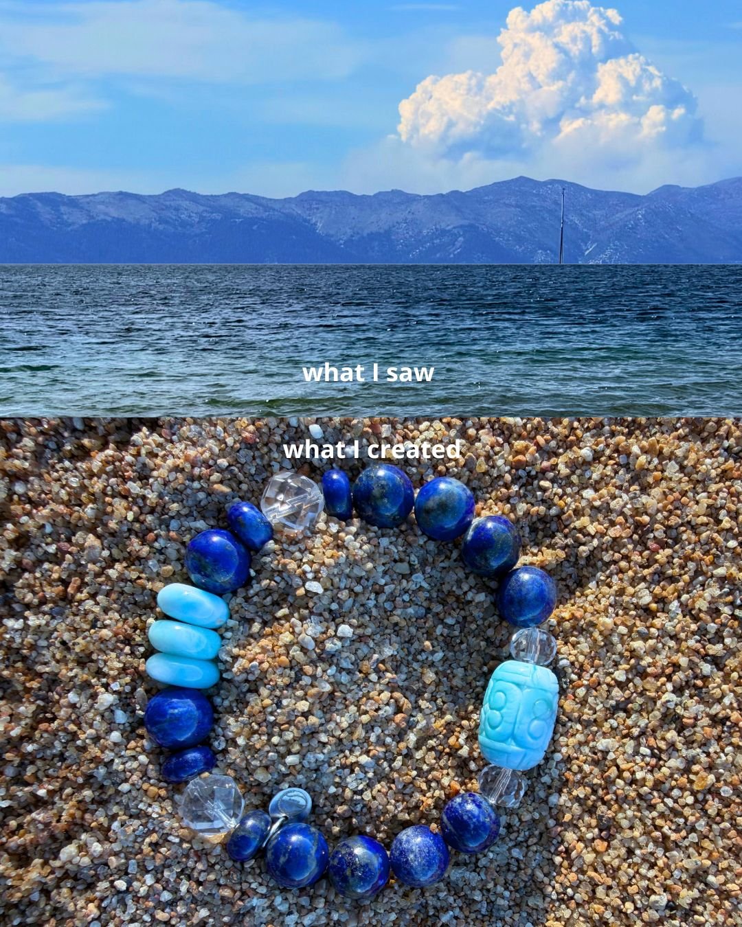 Larimar & Lapis bracelet
