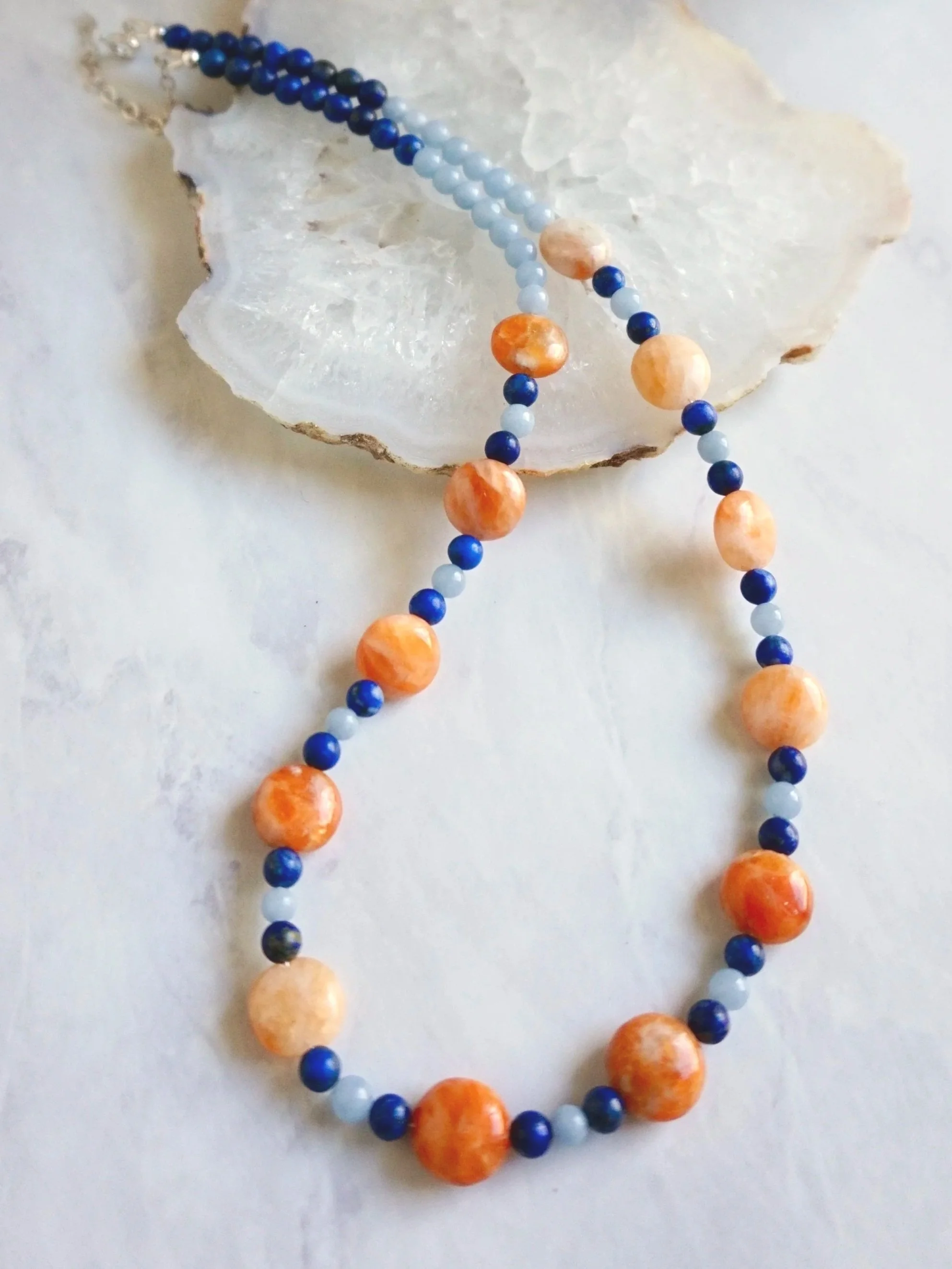 Orange Horizon Necklace | Inspired by Vivid Orange Sunset