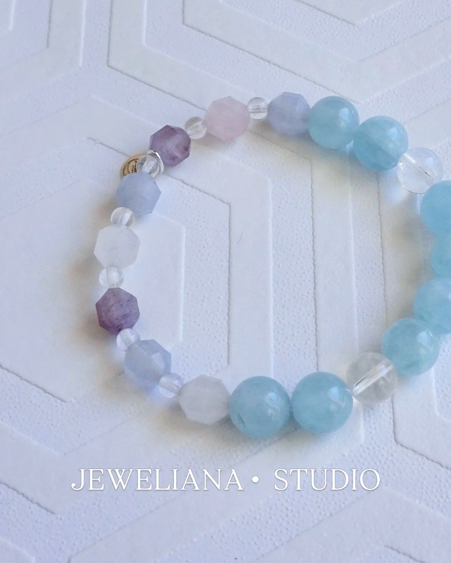 Spring Sunset Aquamarine Bracelet