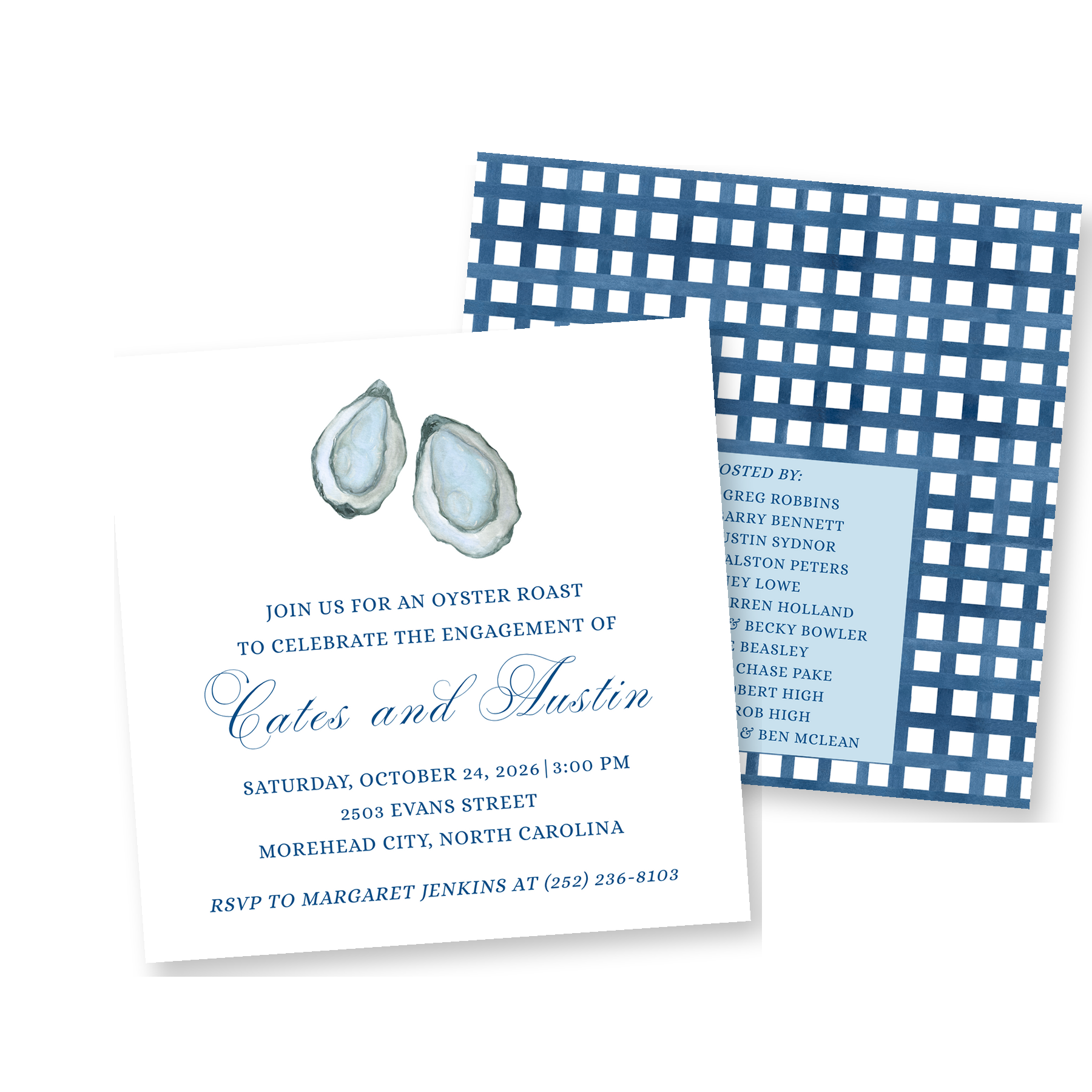 Oyster Roast Invitation