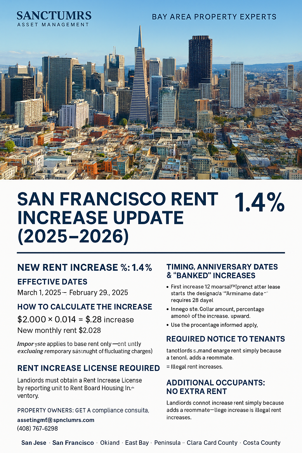 San Francisco Rent Increase Update (2025–2026) 