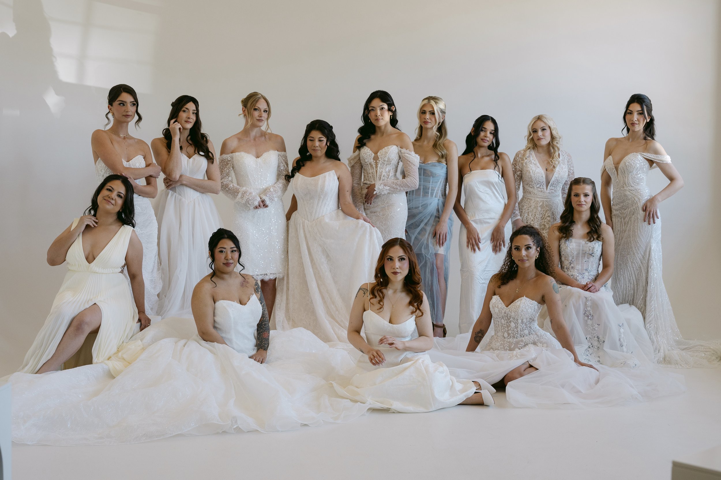 Fourteen Brides in One Room: Inside Sunshine Beauty Bridal's Workshop
