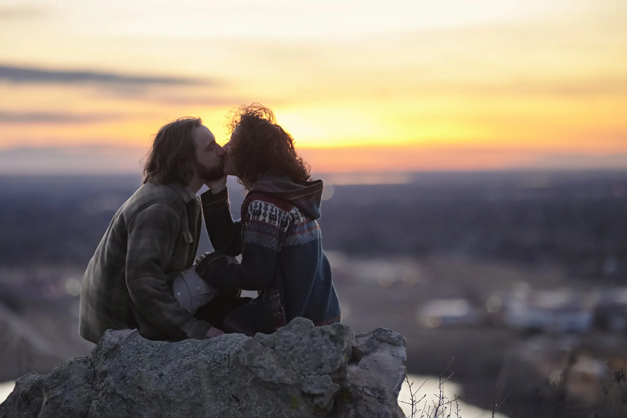 Sofia + Dan's Sunrise Engagement at Horsetooth Reservoir