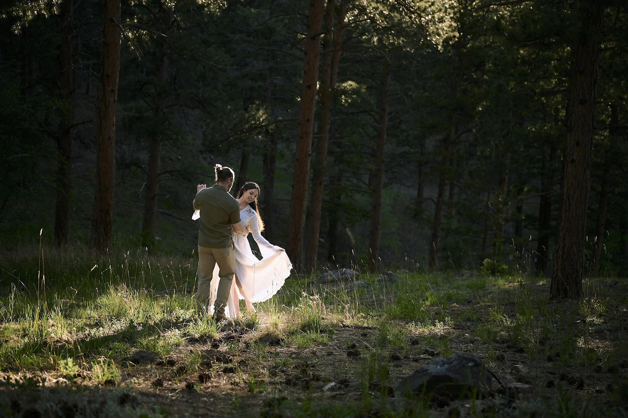 Michelle &amp; Matthew's Lookout Mountain Engagement Session in Golden, Colorado