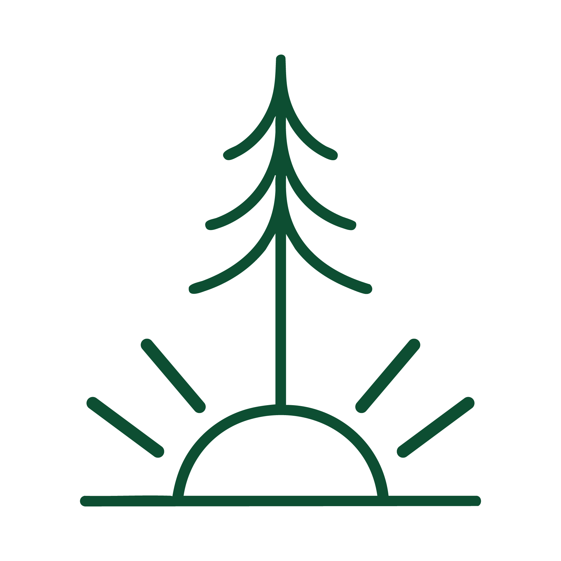 One of SolPine Studios's minimalist logos.