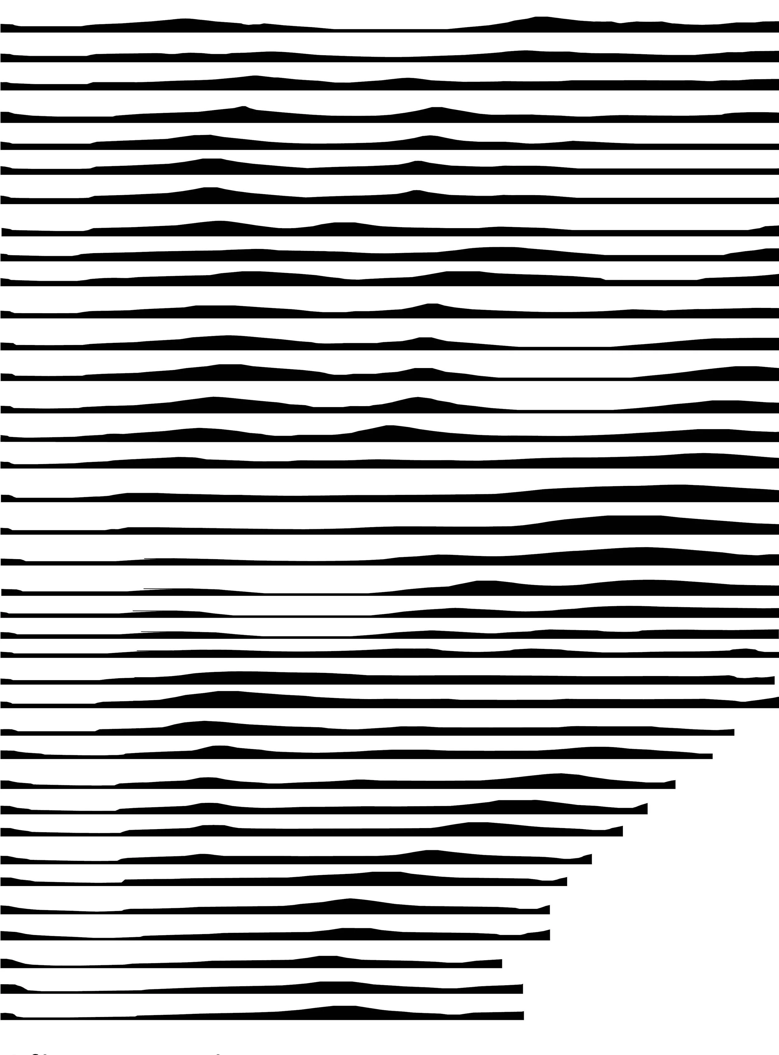 The mounded landscape in sections