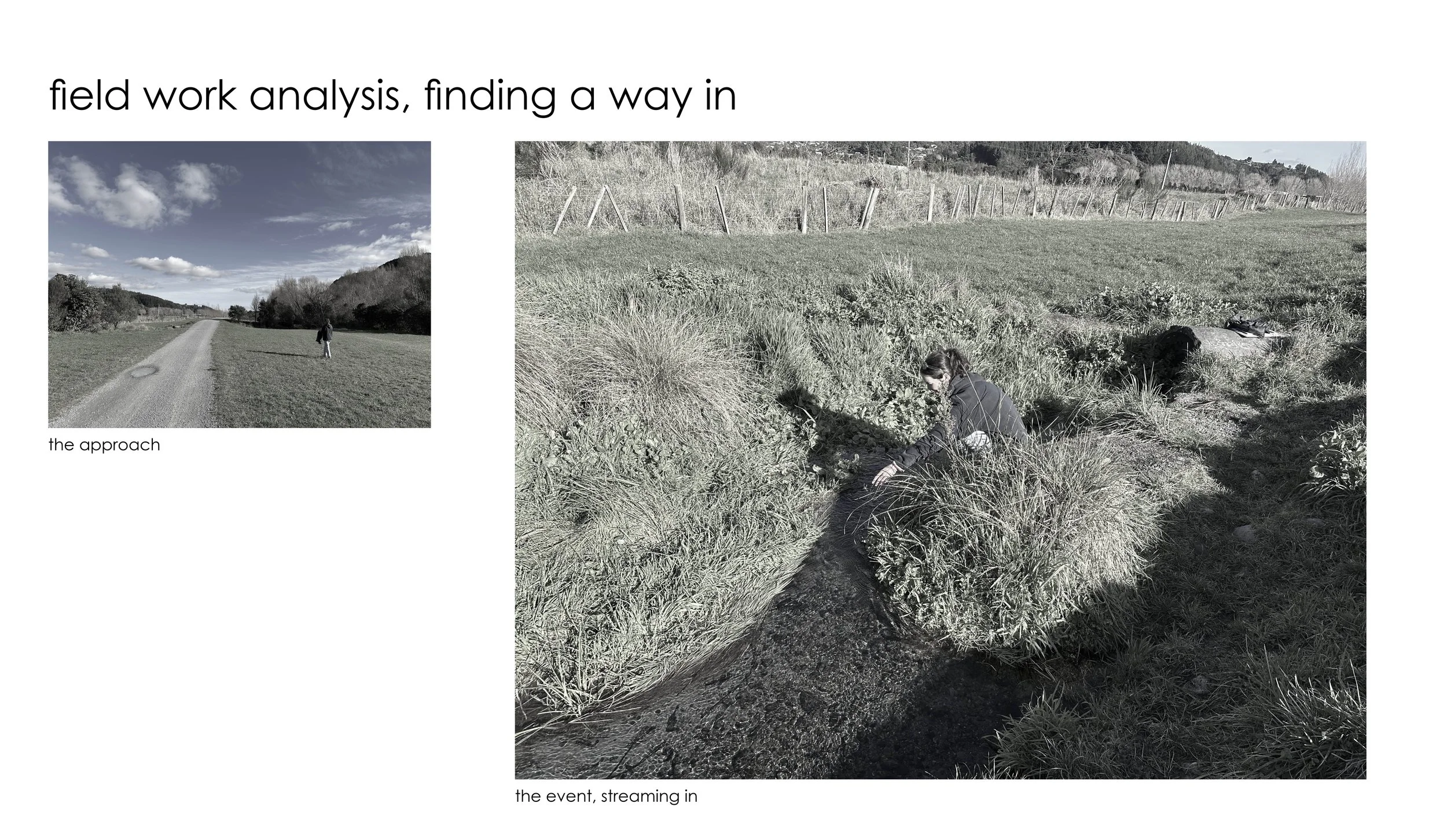 Field work the Approach and the Event