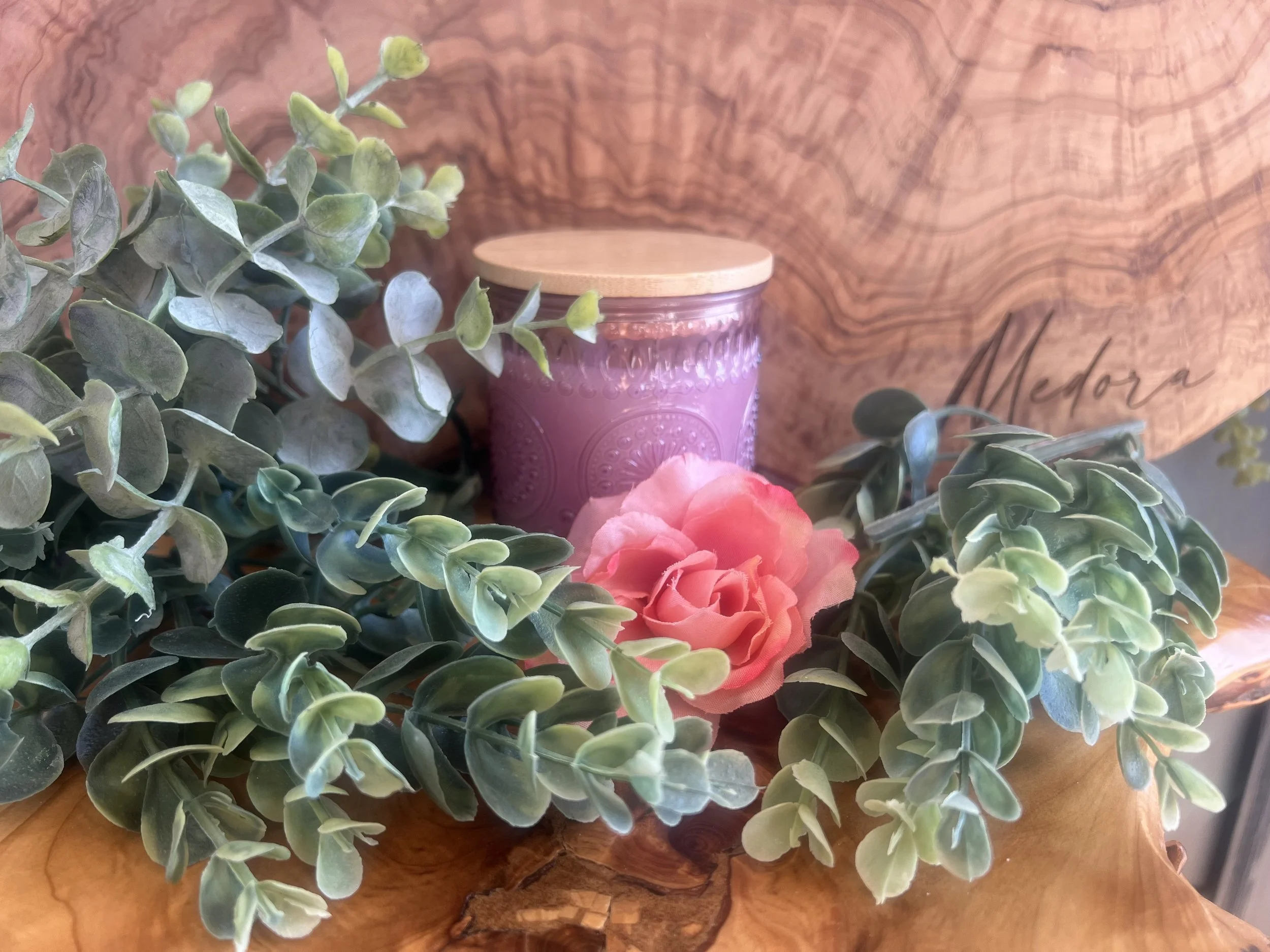 Vintage Purple Glass Jar