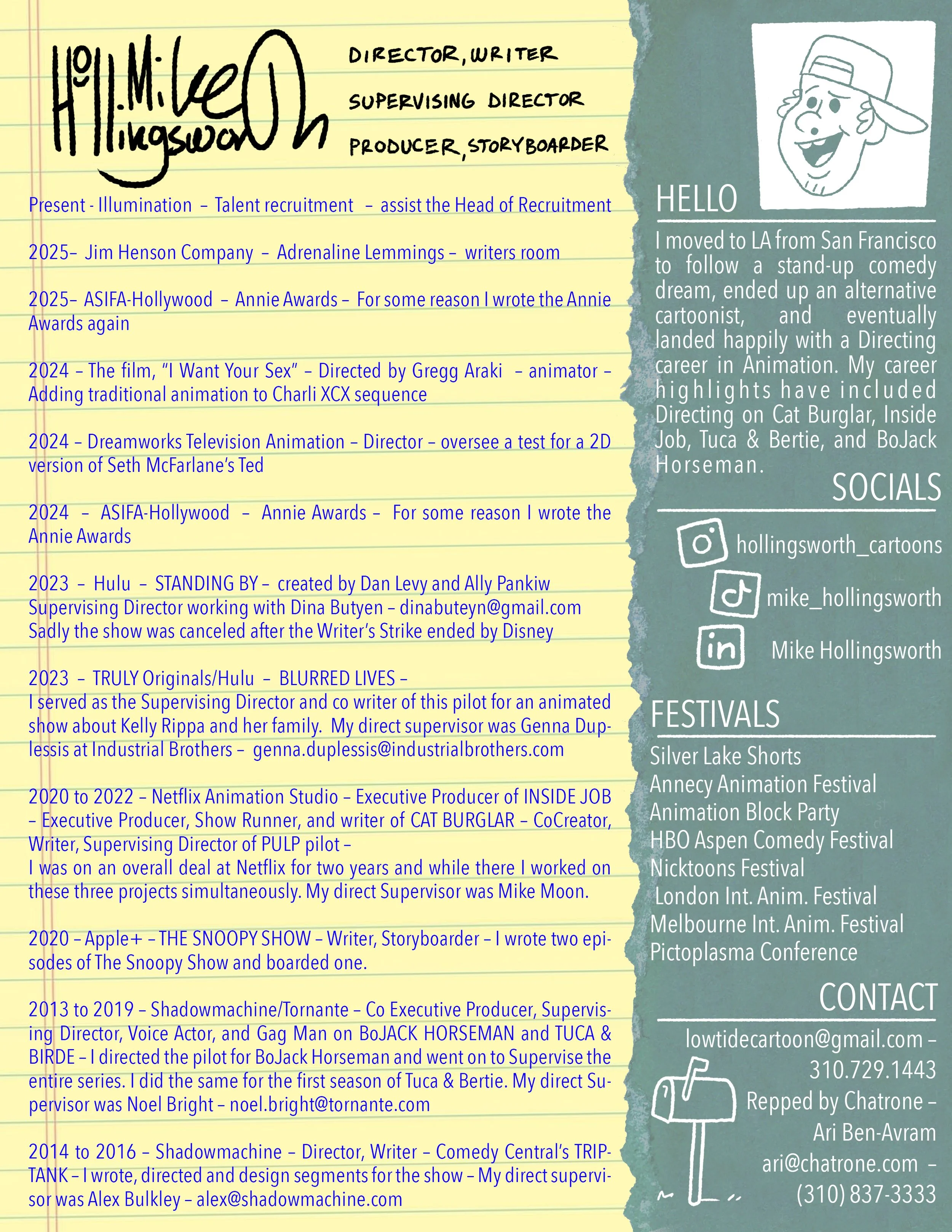 Mike Hollingsworth resume