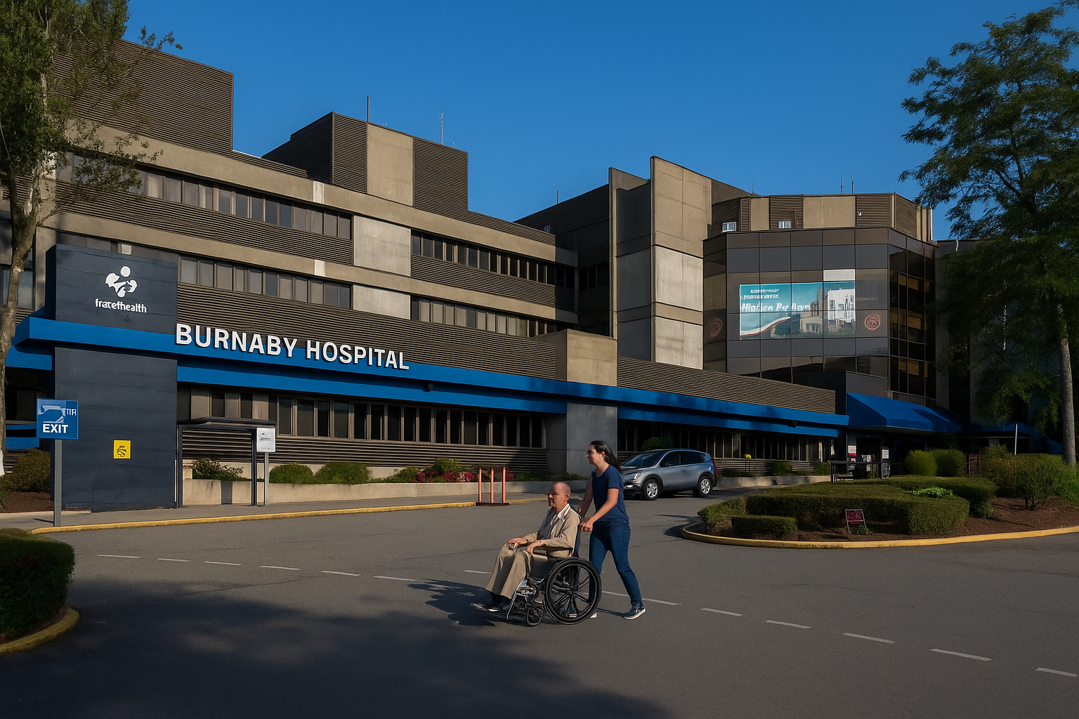 Burnaby Hospital patient being discharged and transitioning to home with support from NSWOC ostomy nurses in Burnaby, BC.