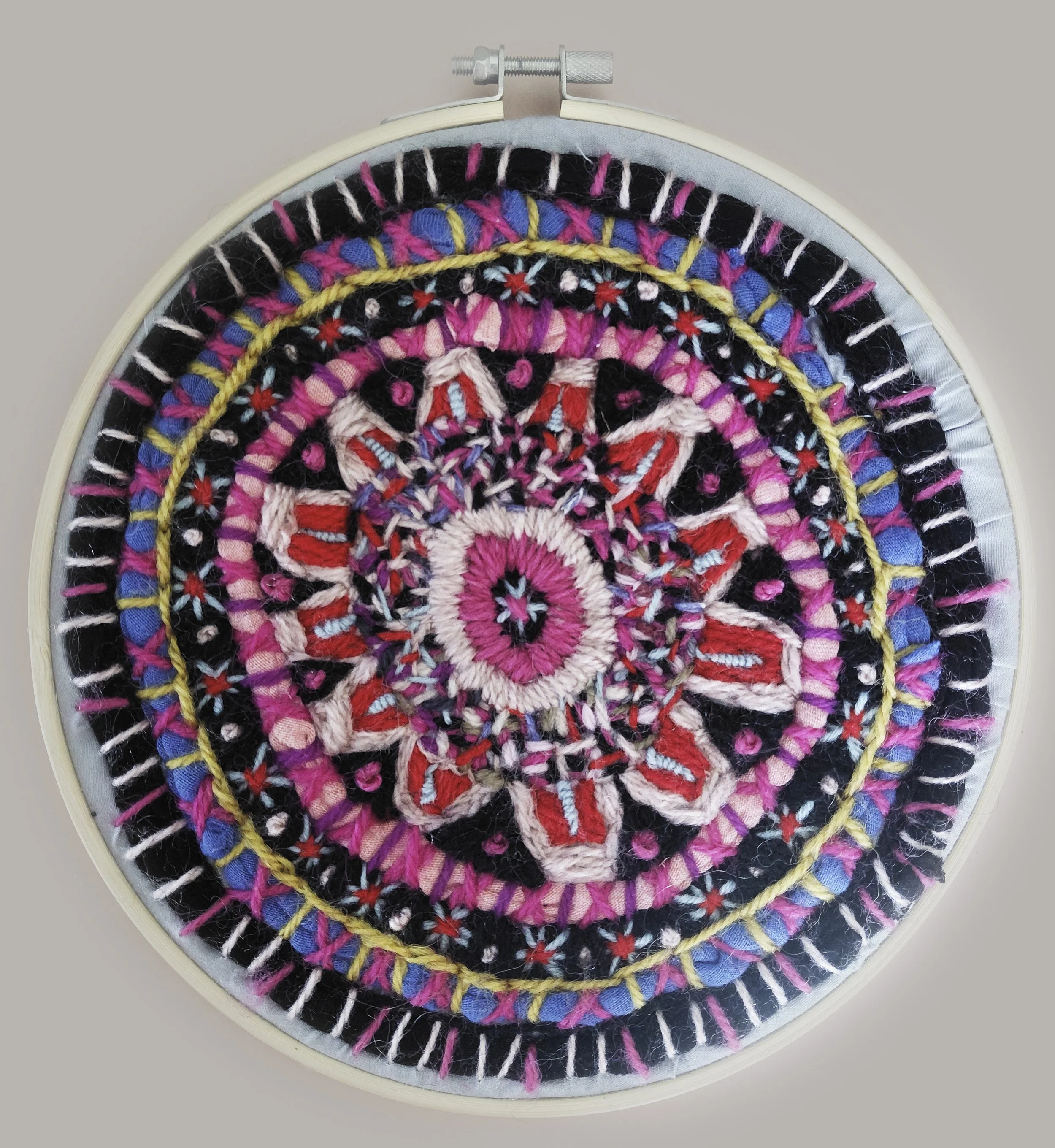 Mindful Mandala 1

Part of her Mindful Mandala series this work was made with the practice of daily slow stitching. Unique in materials and design, this work is framed beautifully within an embroidery hoop. 


PRICE: $390NZD

Email writeyourartout.cr