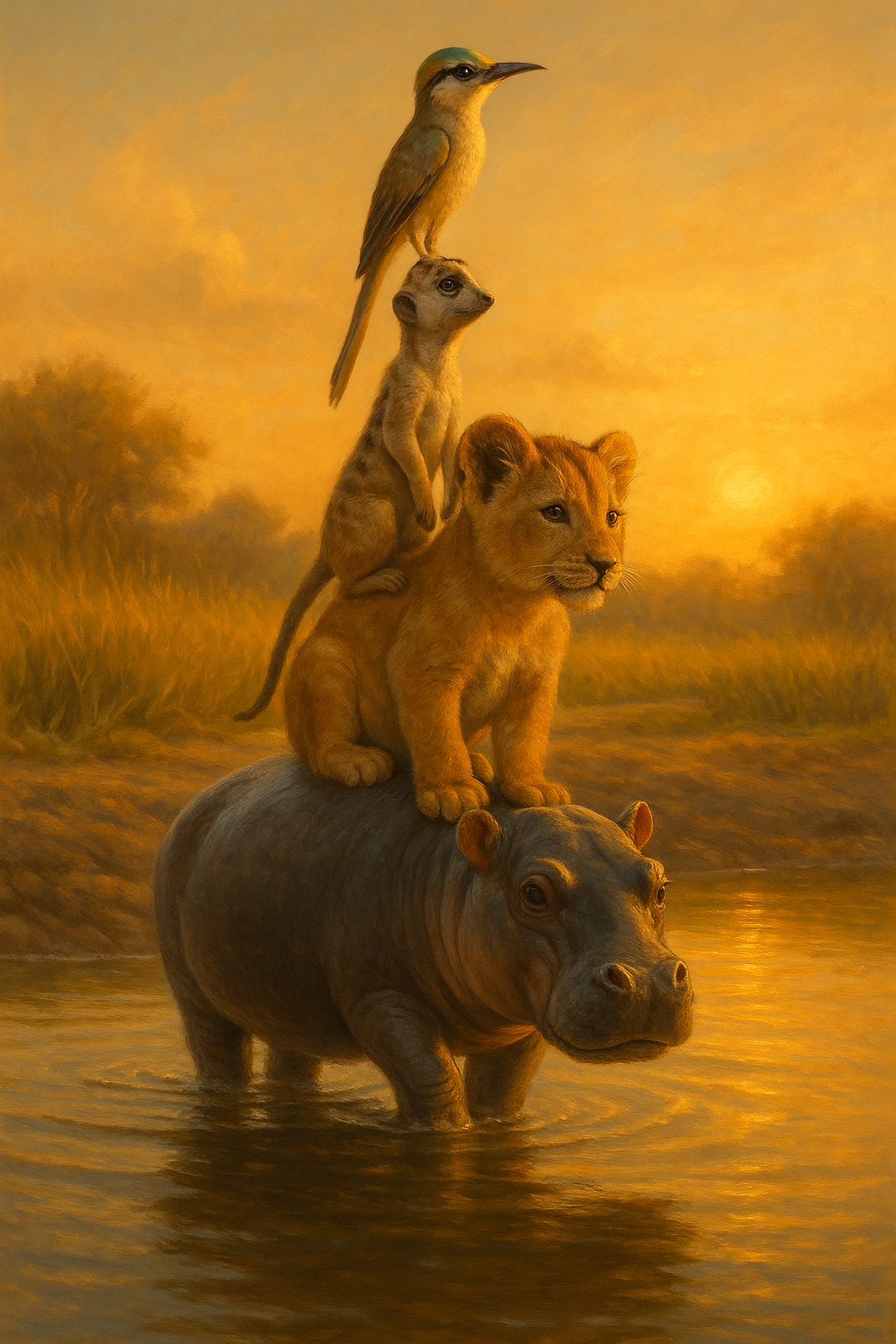 Small Kingdoms at Sunset
