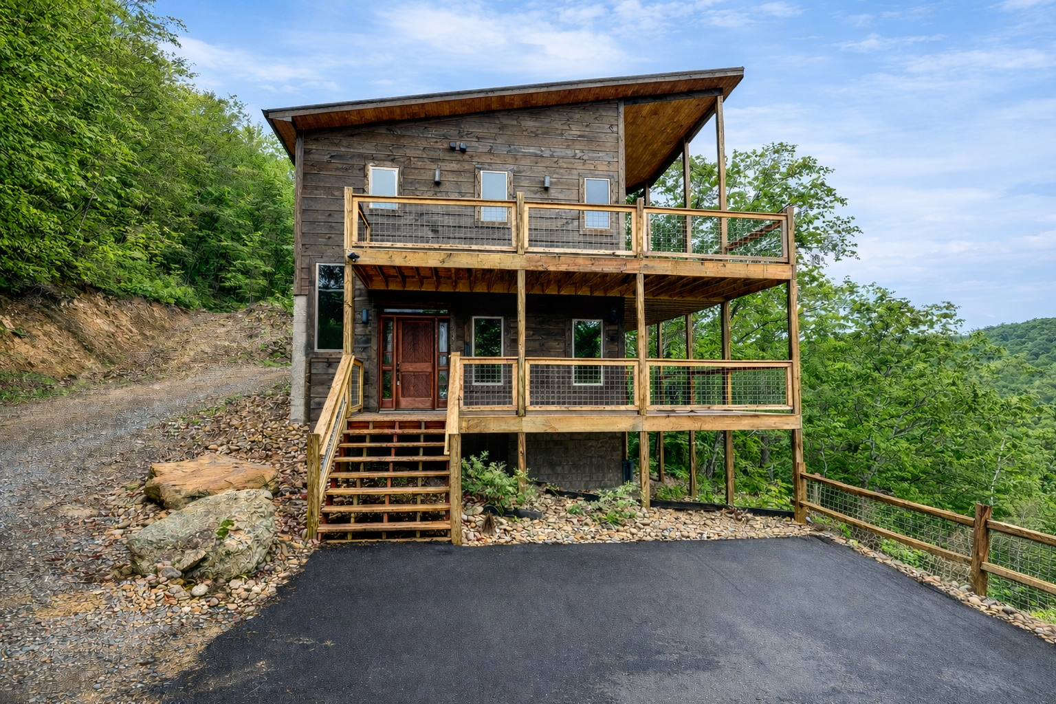 Turnkey home construction by Schmid Construction in the Smoky Mountains